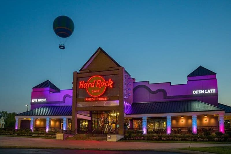 Réservation avec menu pour le Hard Rock Cafe de Pigeon Forge