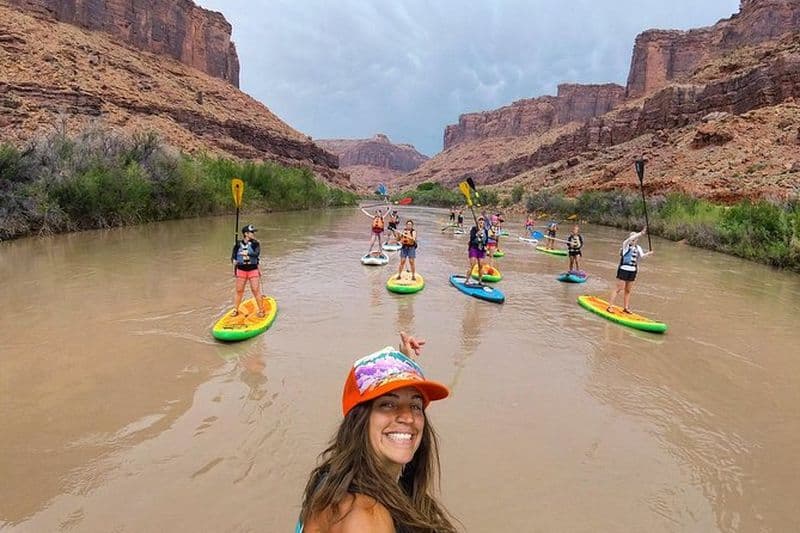 Balade en paddle sur le fleuve Colorado à Moab