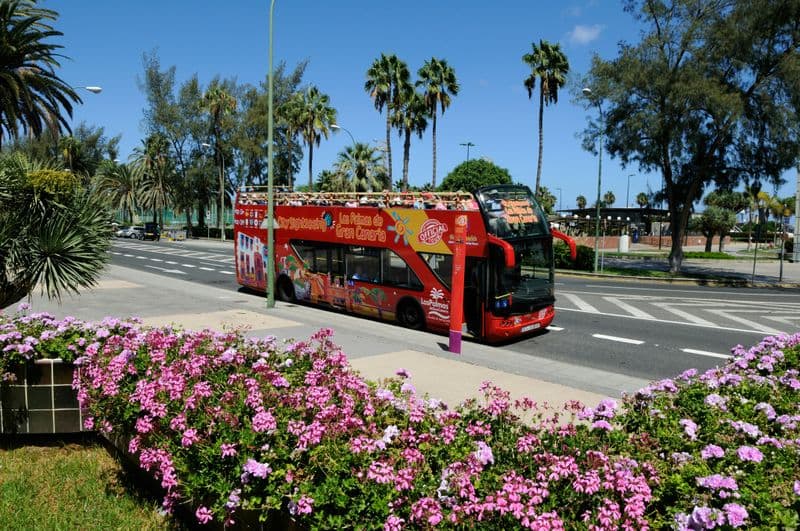 Bus à arrêts multiples Las Palmas de Gran Canaria 24h/24