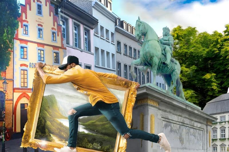 Rallye d'aventure dans la vieille ville de Düsseldorf "Vol d'art"