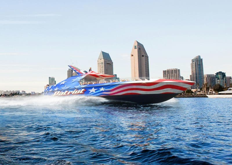 San Diego Patriot: excursion en bateau à moteur