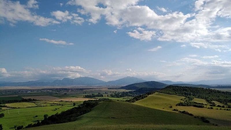 Tour privé à vélo dans le Burzenland, la Petite Transylvanie, au départ de Brazov