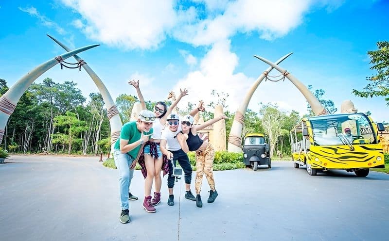 Entrée au parc semi-faune du Vietnam avec expérience de safari