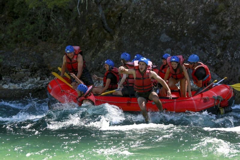 Rafting experience on the Villegas River from Bariloche