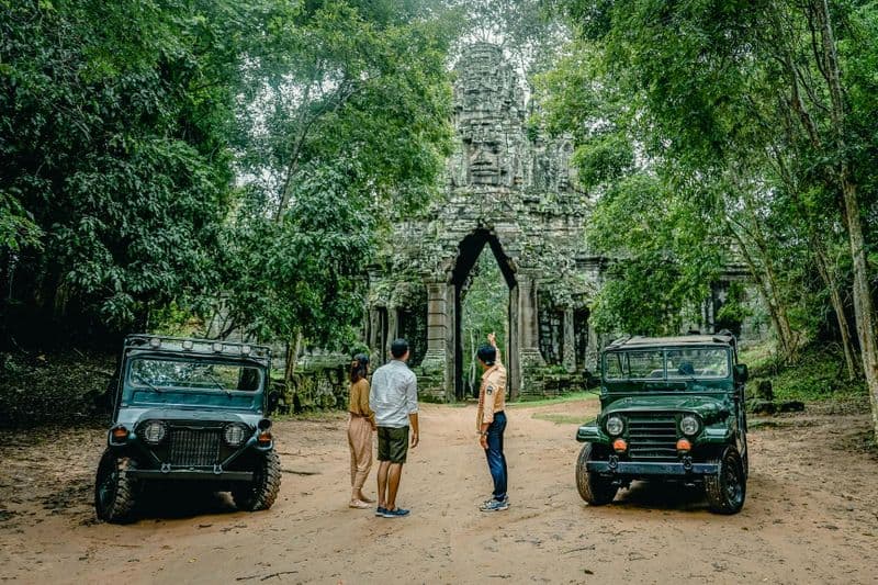 Complexe d'Angkor et parcours aventure en 4x4