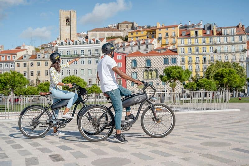 Tour en vélo électrique dans les collines de Lisbonne
