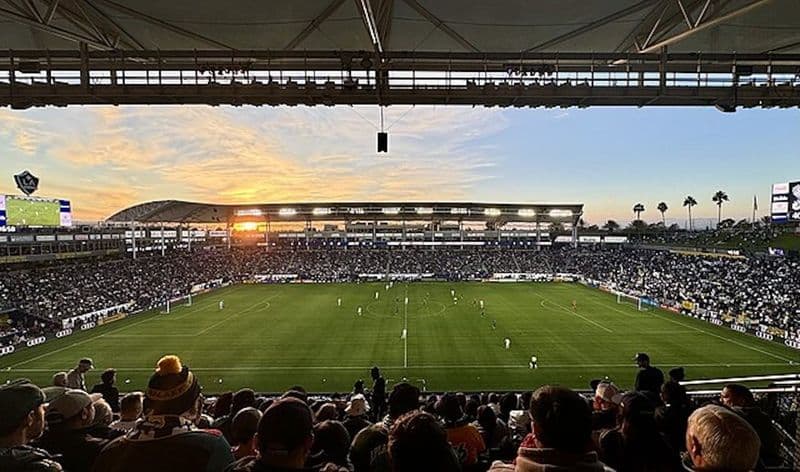 Match de football américain des LA Galaxy au Dignity Health Sports Park