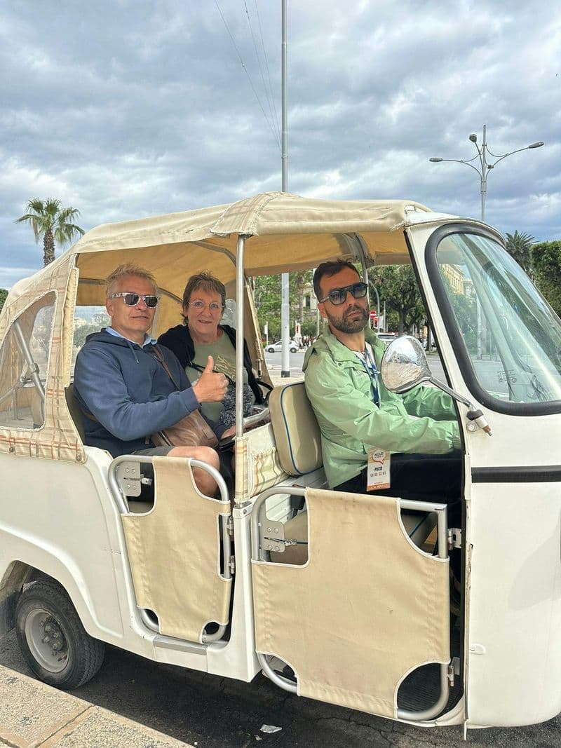 Visite panoramique privée en tuk-tuk le long de la côte à Bari