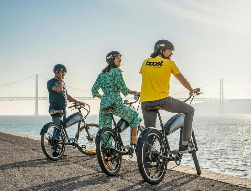 Suivez le circuit fluvial en vélo électrique à Lisbonne