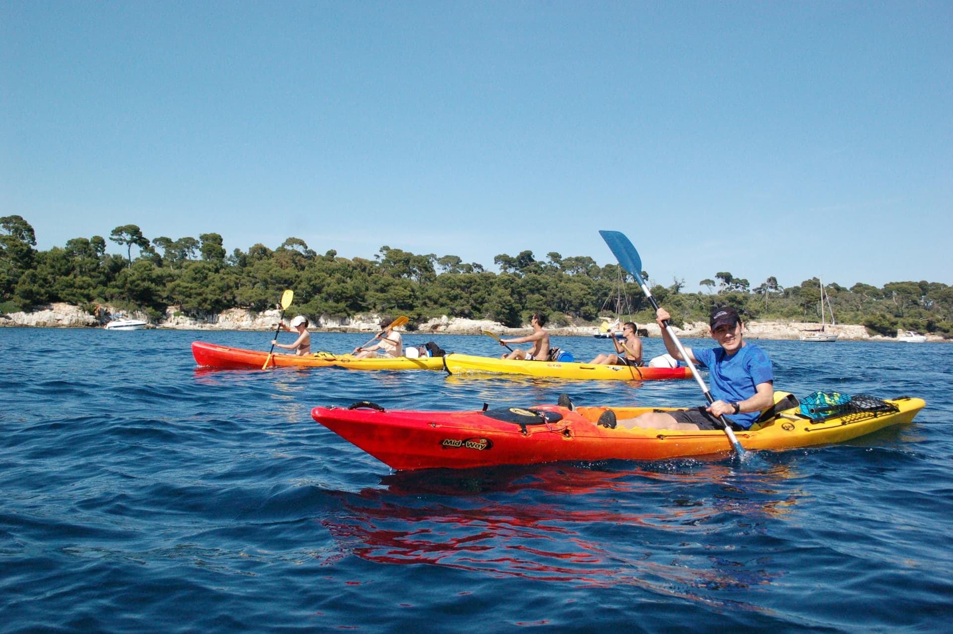 Location de kayak en mer sur la Côte de l'Esterel