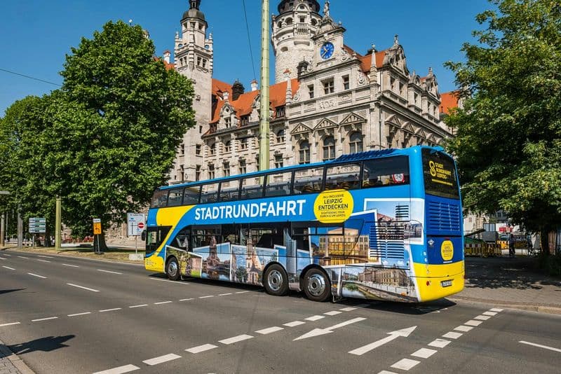Grand tour de la ville de Leipzig en bus à arrêts multiples