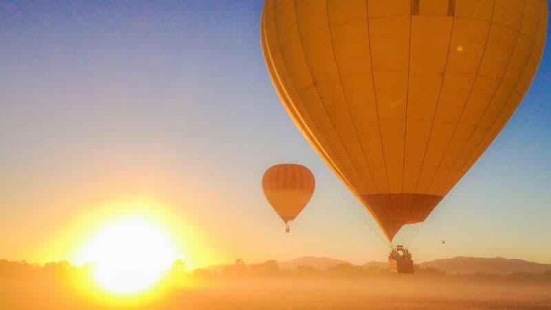 Vol classique en montgolfière à Cairns avec transferts aller-retour