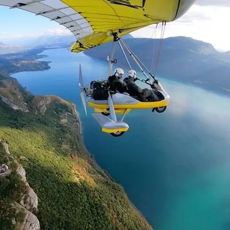 Baptême en ULM Pendulaire près d'Aix-les-bains - Lac du Bourget