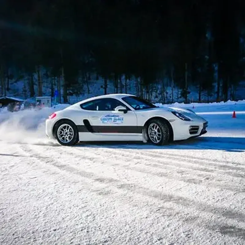 Pilotage sur Glace en Porsche Cayman - Circuit d'Abondance