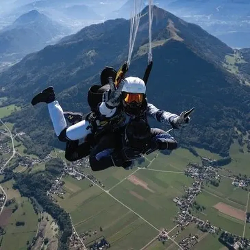 Billet Saut en Parachute Tandem d'un Hélicoptère - Massif du Mont Blanc
