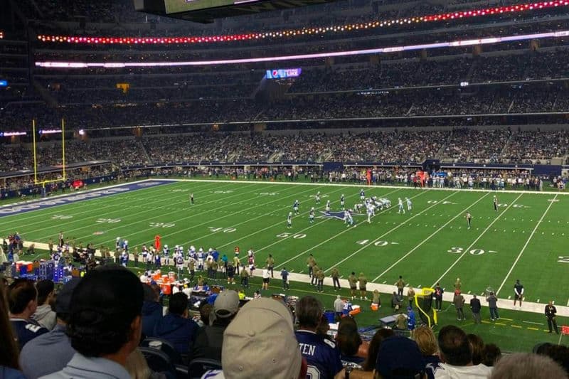 AT&T Stadium : Match de football des Dallas Cowboys