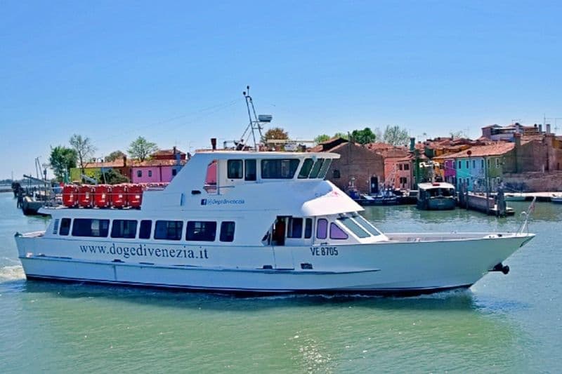 Murano, Burano et Torcello : Excursion en bateau d'une journée + fabrique de verre