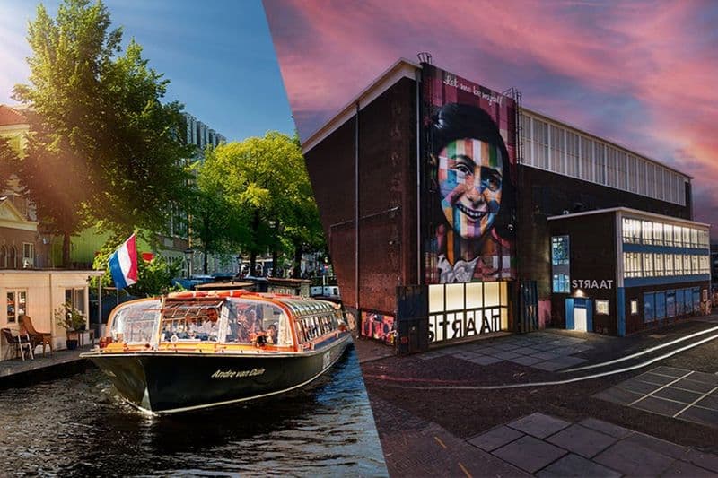 Billet Amsterdam : STRAAT (Street Art Museum) + 1 heure de croisière sur les canaux
