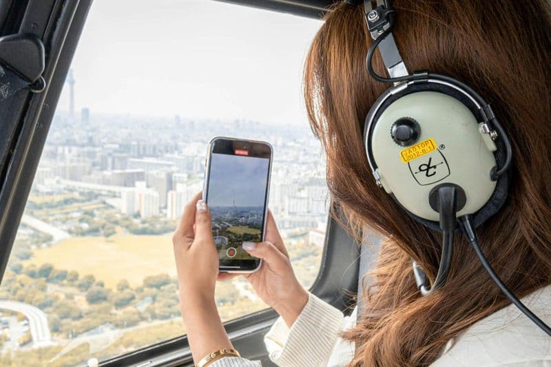 Tokyo : Excursion en hélicoptère au Mont Fuji et au lac Hakone