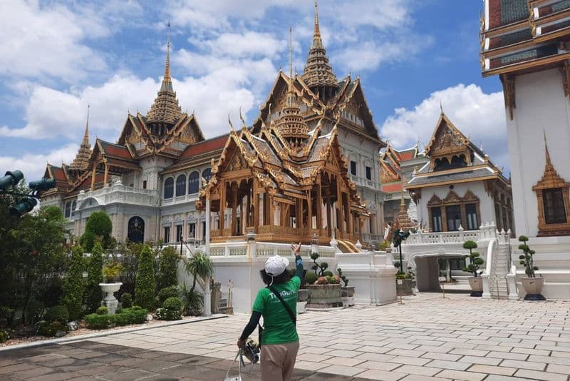 Bangkok : Visite à pied du Grand Palais et du Wat Phra Kaew