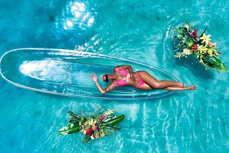 Séance photo et vidéo de drone en kayak clair à Montego Bay