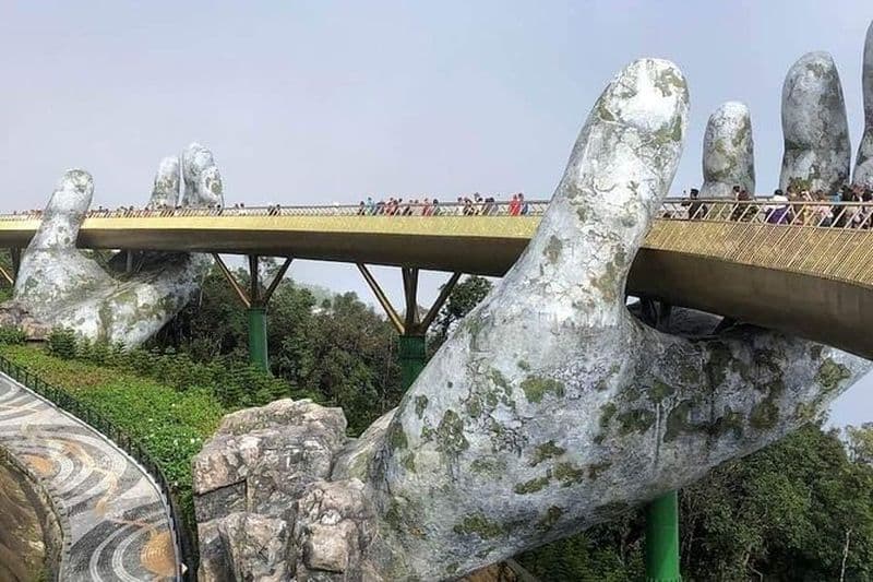 Croisière au sanctuaire de My Son et au pont d'or depuis le port de TIEN SA orCHAN MAY