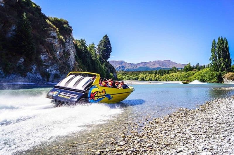 Promenade en jet boat KJet Queenstown sur les rivières Kawarau et Shotover