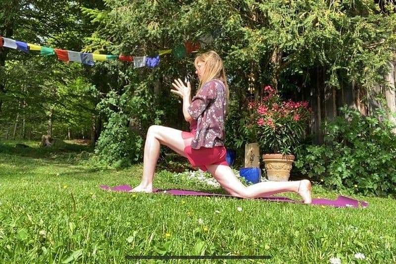 Yoga en plein air à Ehrwald