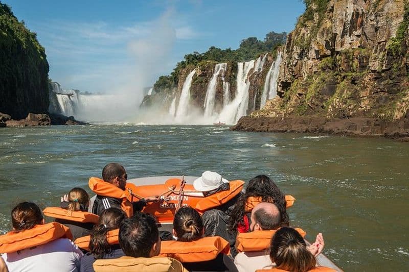 Excursion en bateau sur les chutes brésiliennes et en bateau Macuco Safari - Tous les billets sont inclus
