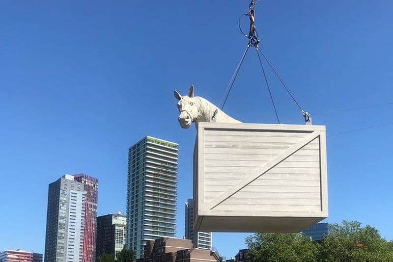 Visite à pied du voyage vers le futur de Rotterdam