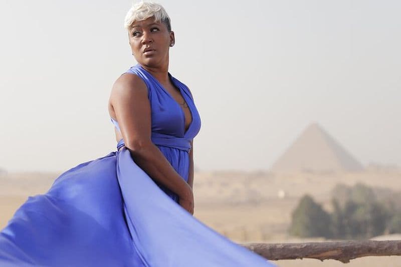 Visite personnalisée des pyramides de Gizeh et du désert VTT