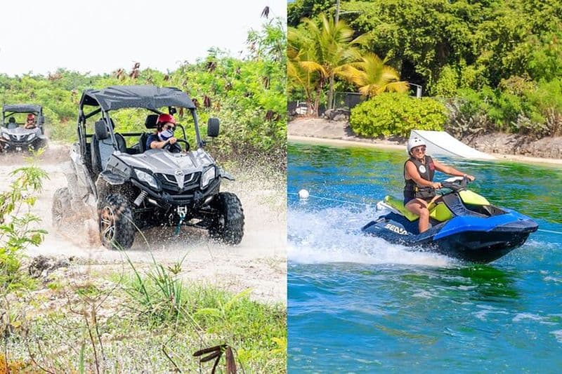 Punta Cana Buggy & Jet Ski Adventure avec accès au parc aquatique