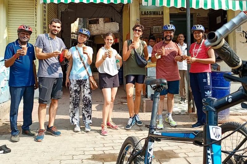 Billet Visite guidée du matin à vélo avec dégustation de nourriture à Jaipur