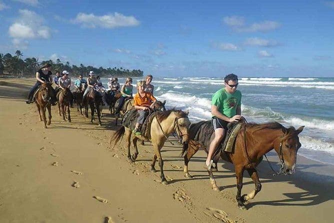 Équitation sur la plage de Punta Cana