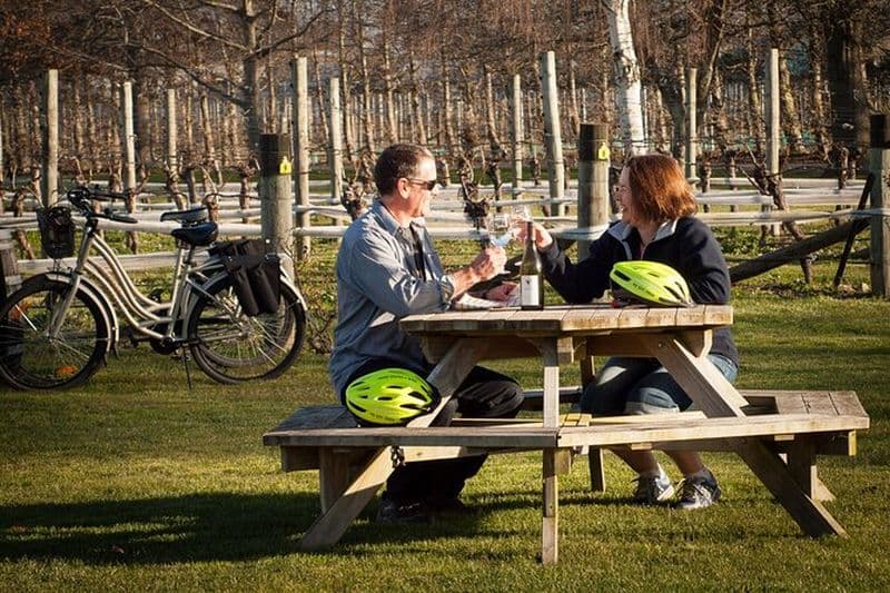 Visites autoguidées des vignobles à vélo avec Lorelle et Greg
