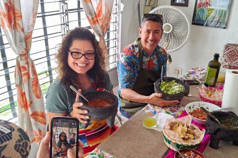 Cancun - Cours de cuisine avec chef local (petit groupe)