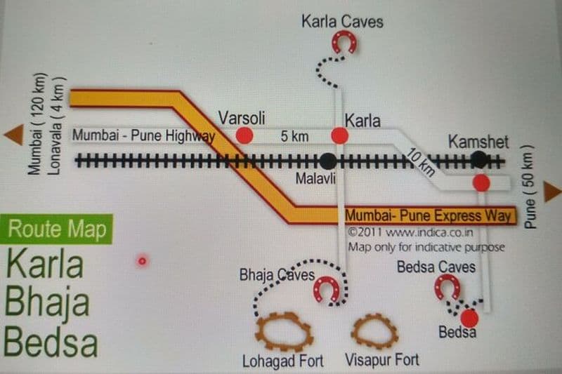 Billet Excursion - Rock Cut Caves Karla, Bhaja Bedsa