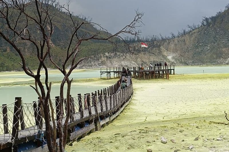 Billet Visite guidée privée du canyon vert et du volcan du cratère de Jakarta de 4 jours