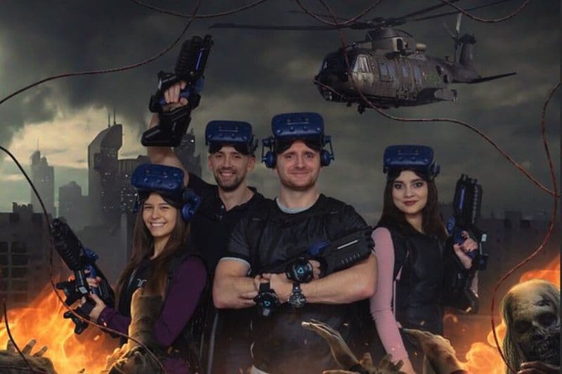 Jeu de tir zombie en réalité virtuelle