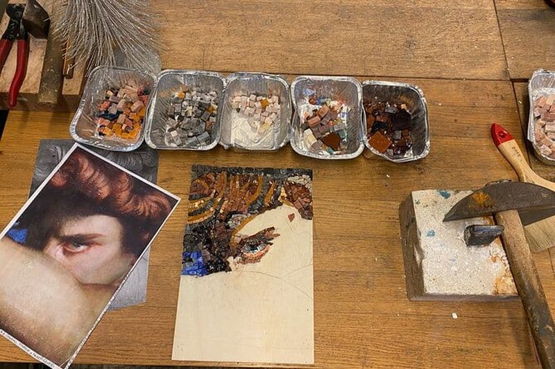 Cours de mosaïque de 3 heures à Rome