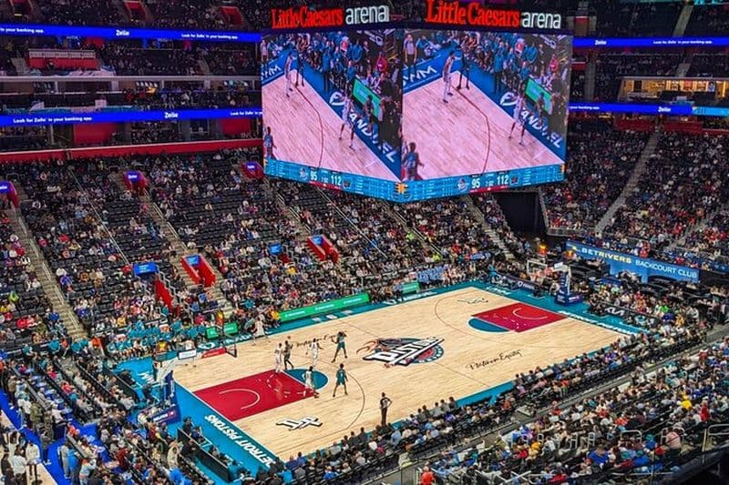 Billet pour un match de basket-ball des Detroit Pistons à la Little Caesars Arena
