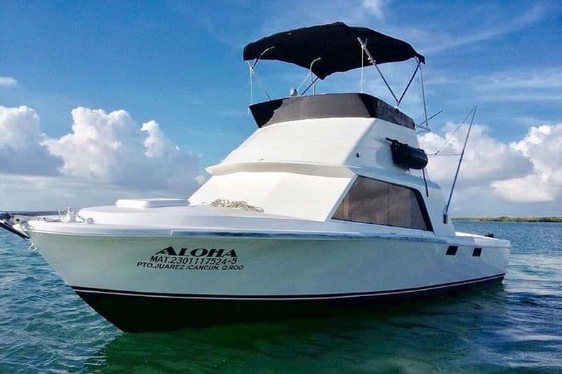 Billet Charter de pêche privé Bertram 31ft 6 pax max si vous ne pêchez pas vous ne payez pas