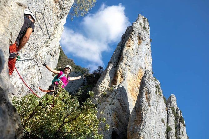 Via ferrata dans les Pyrénées