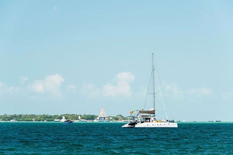 Observation des baleines à Trincomalee en croisière en catamaran
