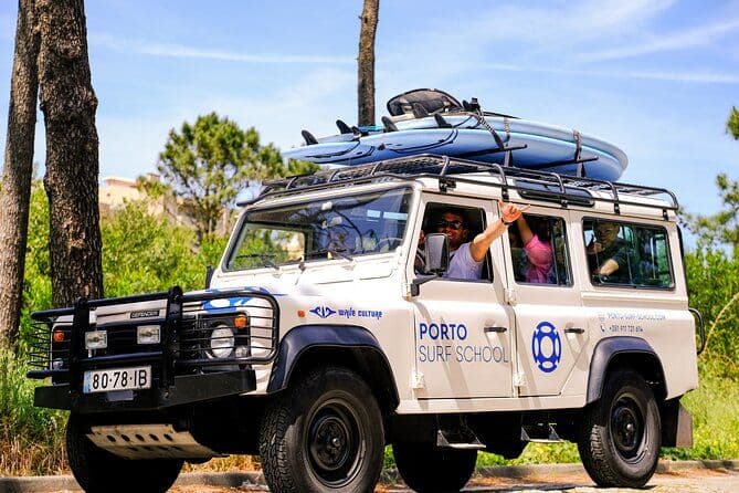 Cours de surf à Porto avec transfert à Porto Surf School