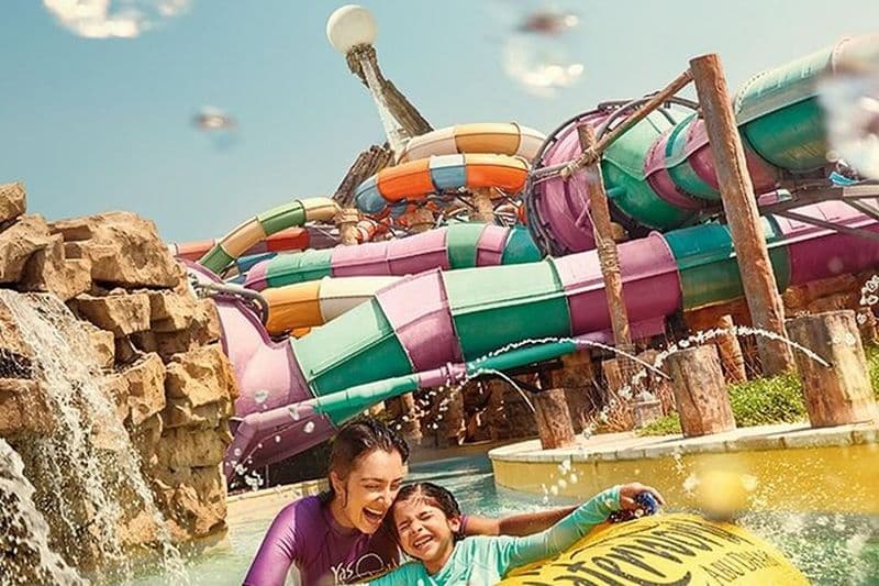 Yas Waterworld sur l'île de Yas à Abu Dhabi