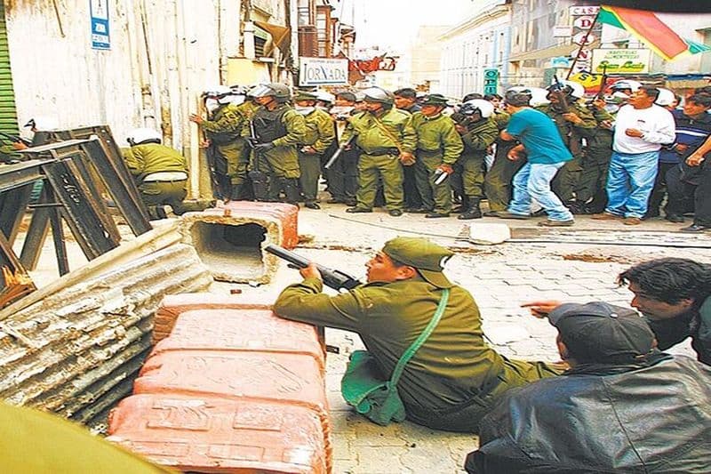 Visite à pied sur l'histoire politique de La Paz Bolivie