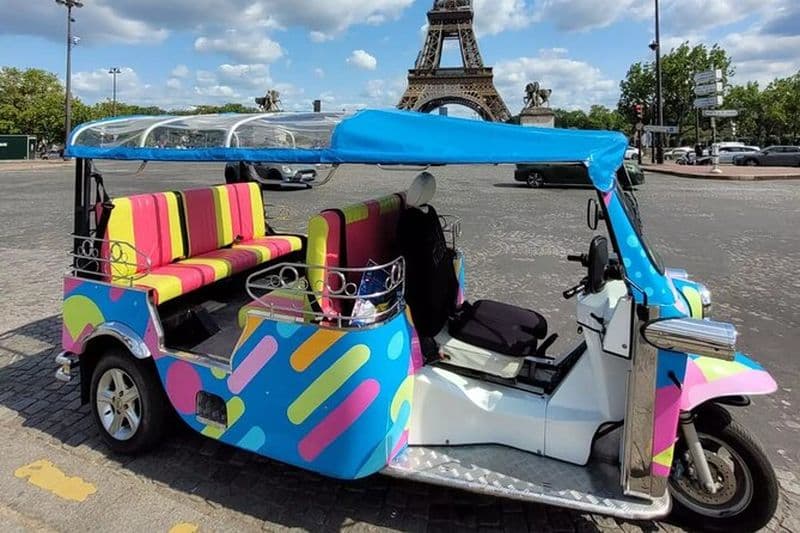 Paris avec un Tuk Tuk - Tour privé de 3 heures en TukTuk