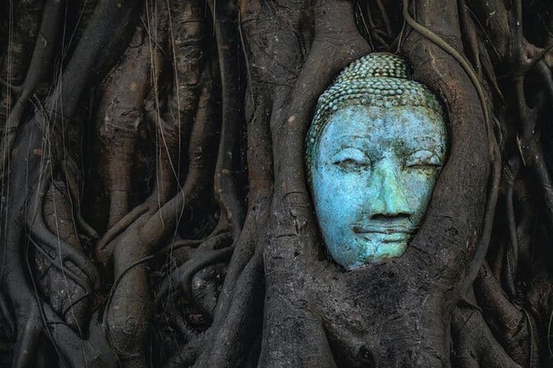 Visite des monuments d'Ayutthaya avec VTT, marché flottant et temples célèbres