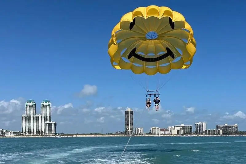 Parachutisme océanique au-dessus du golfe du Mexique, South Padre Island